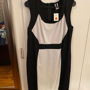 Black and white dress